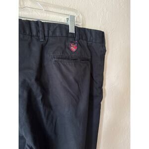 Men’s Ralph Lauren Flat Front Black Chinos Sz 40 x 32